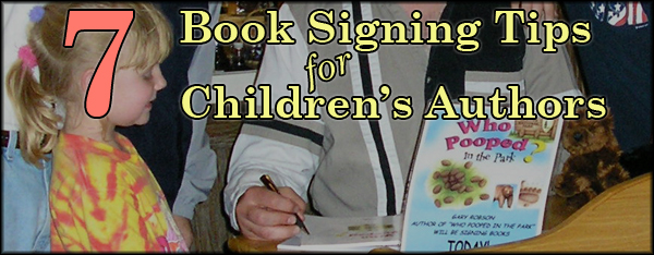 7 book signing tips for children's authors