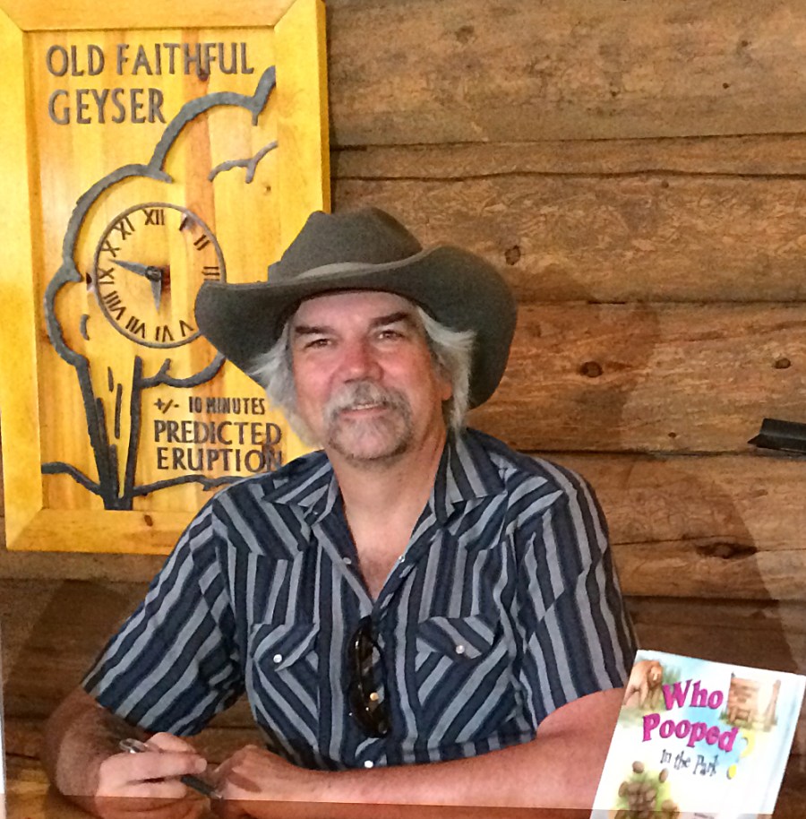 Who Pooped Old Faithful sign