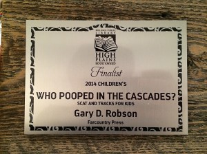 High Plains finalist plaque